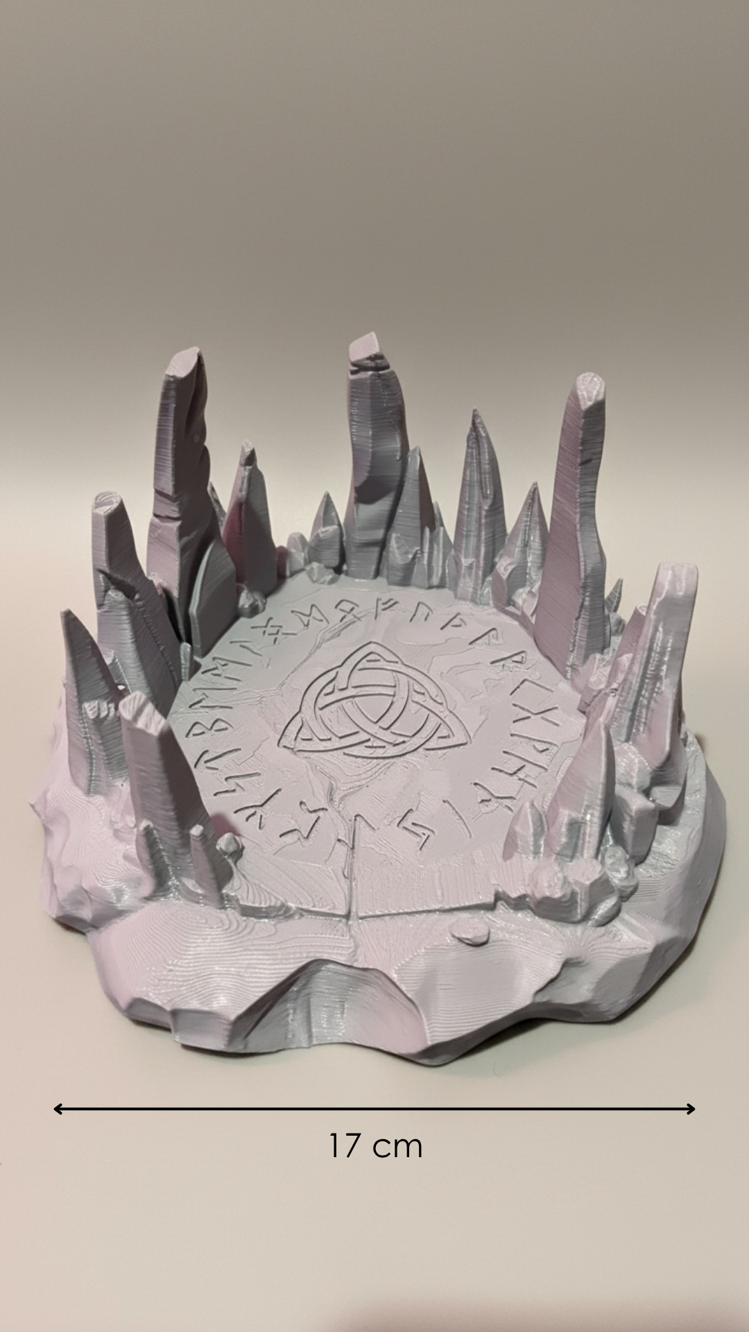 Skadi Rune — 4'lü Bardak Altlığı ve Stand Seti