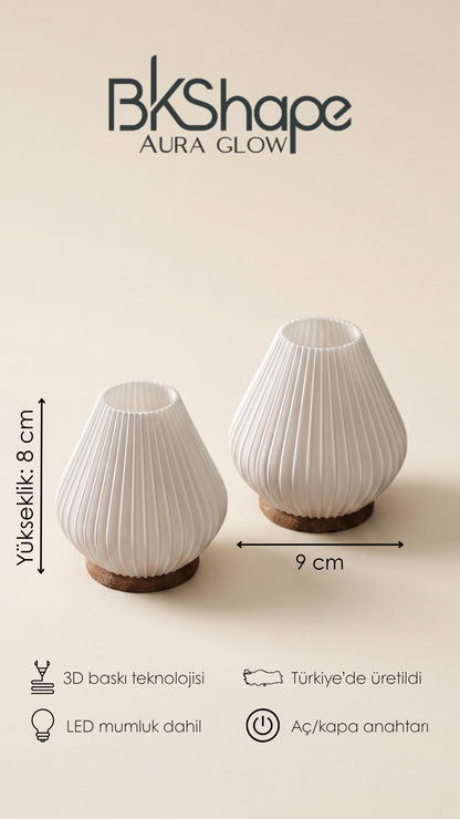 Aura Glow — İkili LED Pilli Tealight Seti